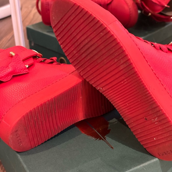 Women’s red high top Buscemi sneakers in size 38 - Picture 3 of 5